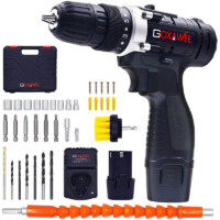 Cordless Drill with 2 Batteries